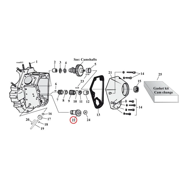 S&S STEEL BREATHER GEAR KIT +