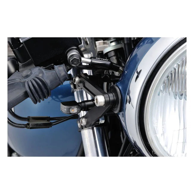 Daytona Mini 1 D-Light LED turn signals. Clear lens