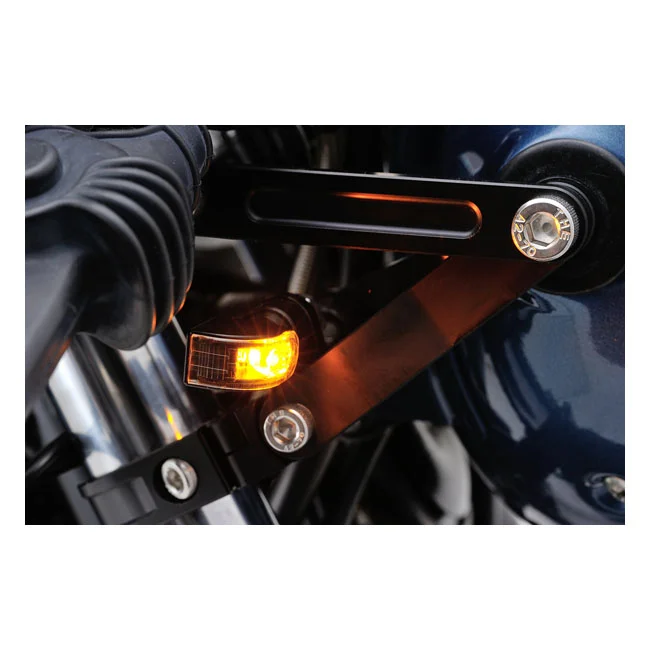 Daytona Mini 1 D-Light LED turn signals. Clear lens