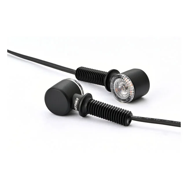 Daytona D-light Sol2 mini turn signals. Clear lens