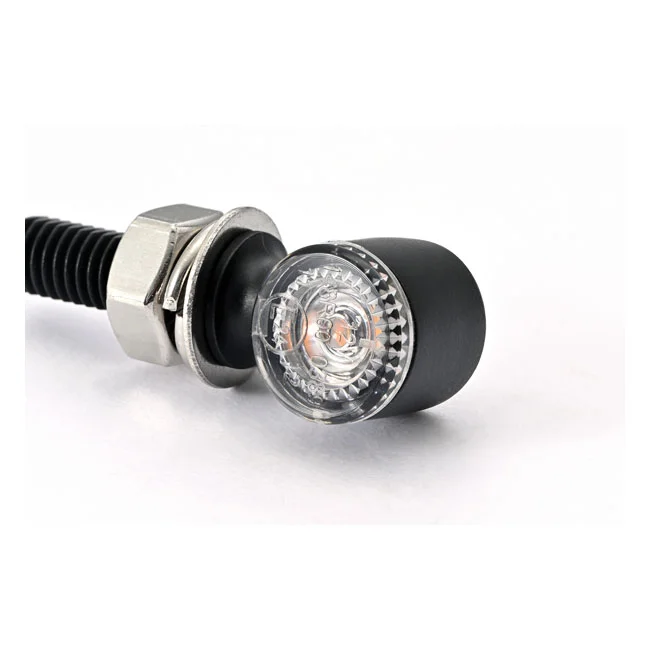 Daytona D-light Sol2 mini turn signals. Clear lens