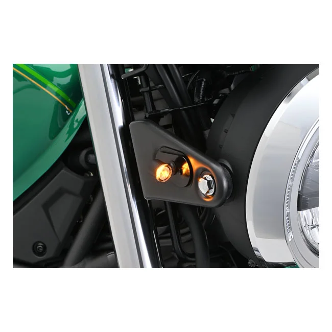 Daytona D-light Sol2 mini turn signals. Clear lens