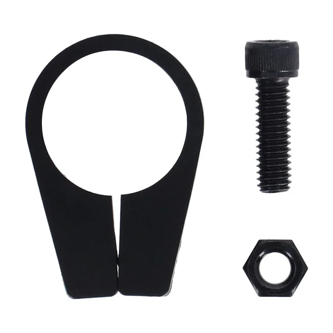 Jagg Universal oil cooler clamp. 1-3/8", black