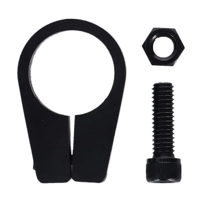 Jagg Universal oil cooler clamp. 1-1/8", black