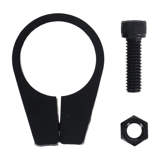 Jagg Universal oil cooler clamp. 1-1/4", black