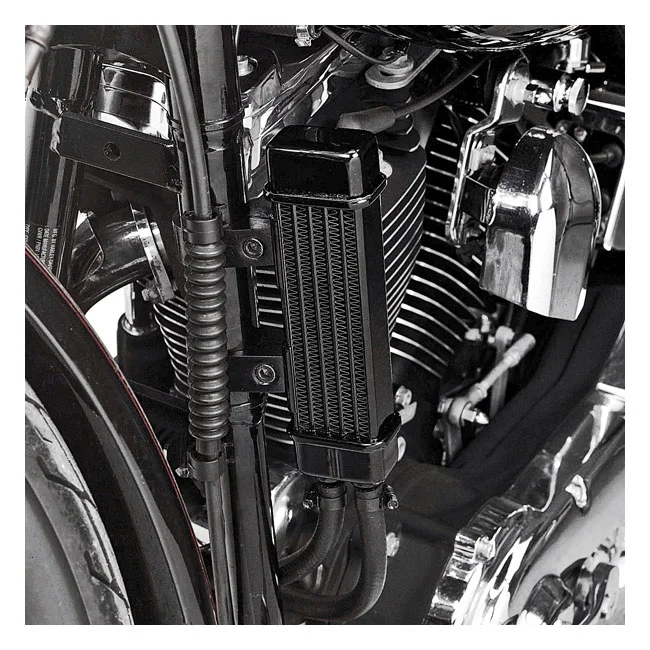 Jagg Oil cooler kit. Vertical mount, 6 row, Slimline