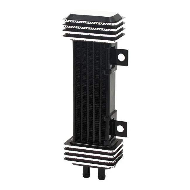 Jagg Oil cooler kit. Vertical mount, 6 row, Deluxe Diamond