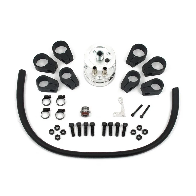 Jagg Oil cooler kit. Vertical mount, 6 row, Deluxe Diamond
