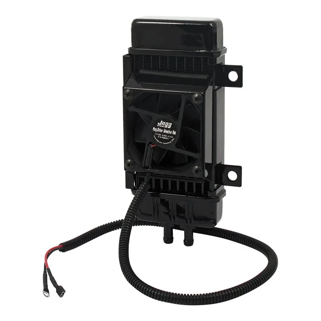 Jagg Oil cooler kit. Vertical mount, 10 row, Fan
