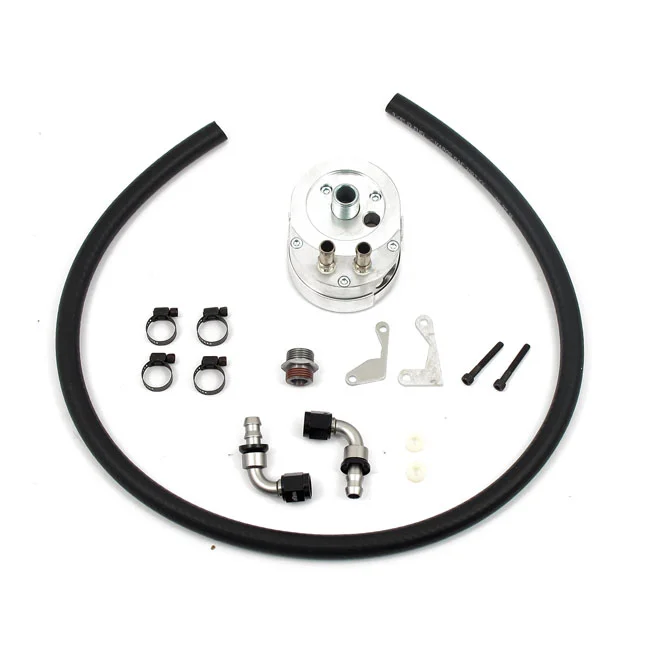 Jagg Oil cooler kit. Low mount - Horizontal - 10 row