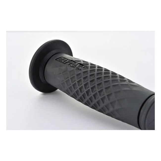 Daytona 1" Grippy Grip set. WAFFLE. Black