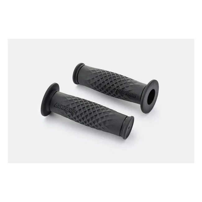 Daytona 1" Grippy Grip set. WAFFLE. Black