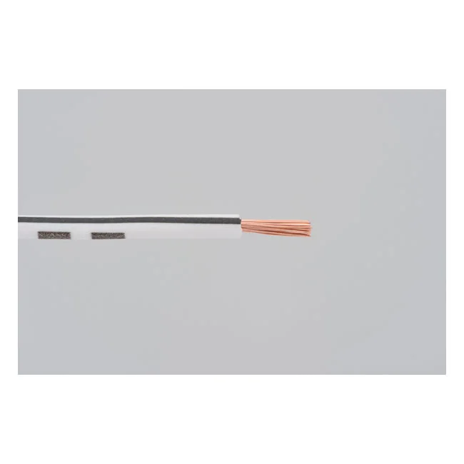 MCS Electrical wire. 2 meter 0.75sq. White/black - 970880