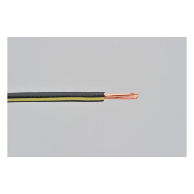 MCS Electrical wire. 2 meter 0.75sq. Black/yellow - 970882