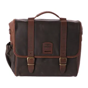 Longride Longride, click-on Classic saddlebag waxed cotton. Khaki