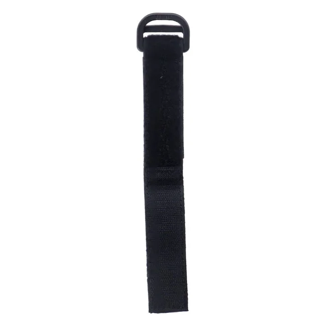 Longride 25mm hook & loop mount strap. Black