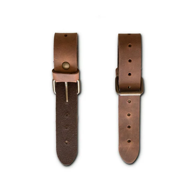 Longride Saddlebag belt extender. Brown