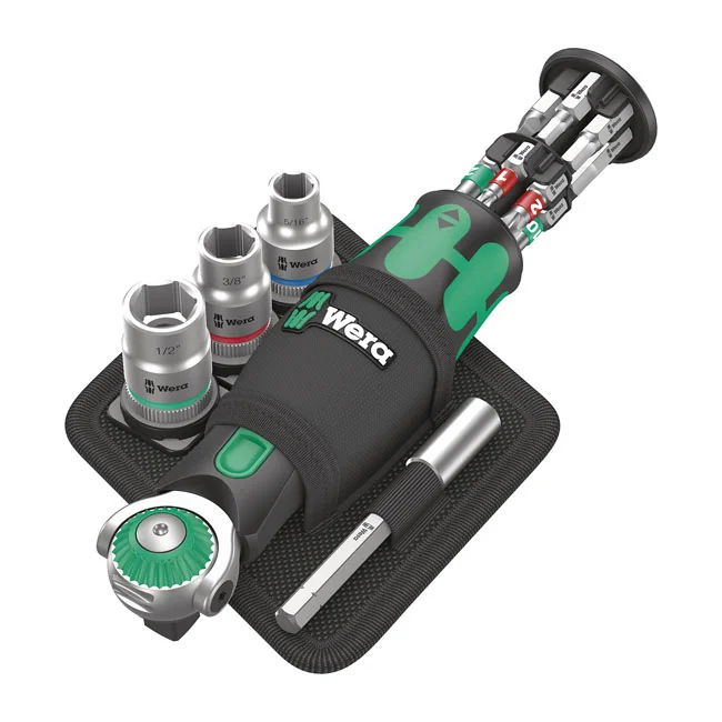 Wera Zyklop Pocket set 2 with US sockets