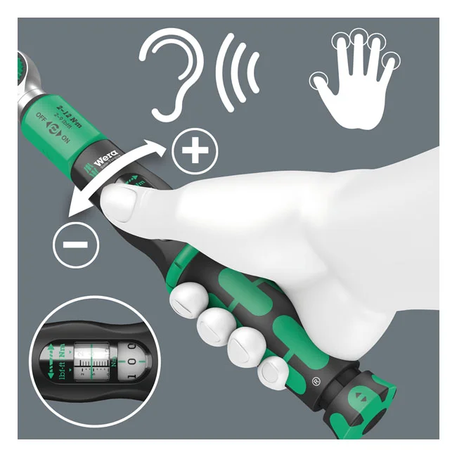 Wera Safe-Torque A1 adjustable torque wrench 1/4"