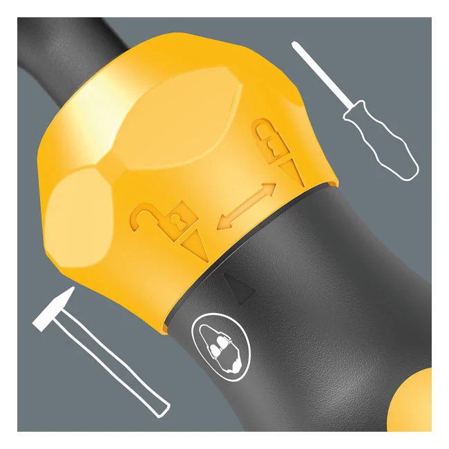 Wera Kraftform impact screwdriver kit. Metric