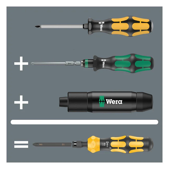 Wera Kraftform impact screwdriver kit. Metric