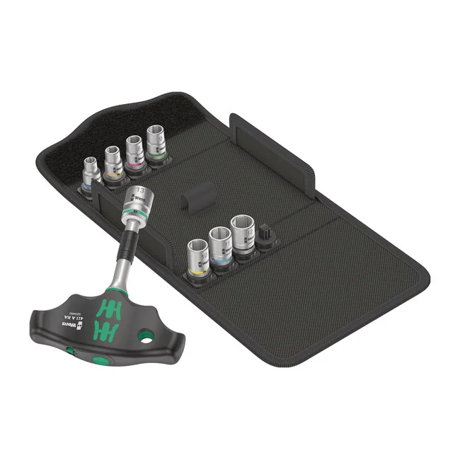 Wera Kraftform Kompact 400 RA. 1/4" drive. Metric sizes