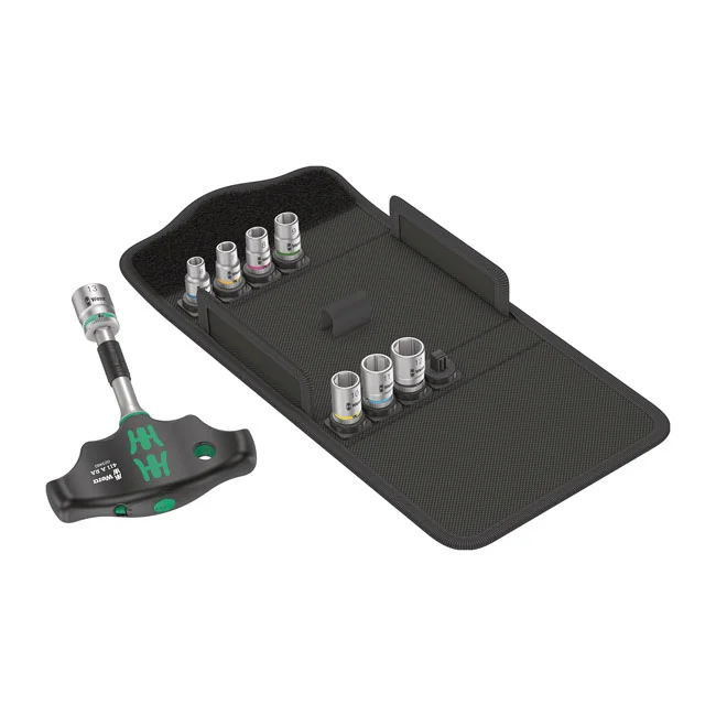 Wera Kraftform Kompact 400 RA. 1/4" drive. Metric sizes