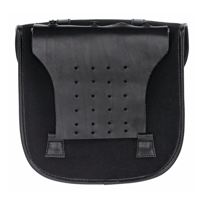 Longride Throw over saddlebags waxed cotton. Black