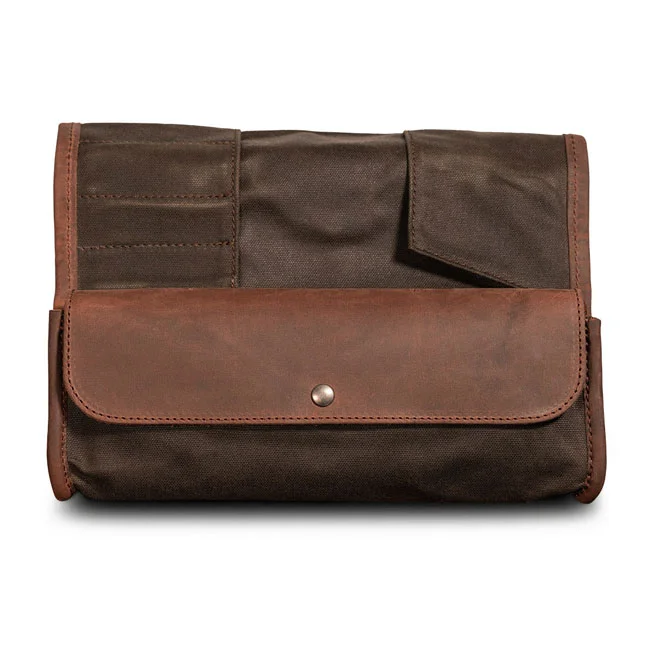 Longride Toolbag waxed cotton. Khaki
