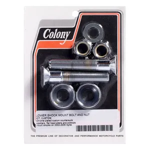 Colony Colony, lower Dyna shock mount kit. Chrome