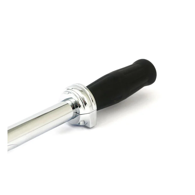 MCS Custom throttle clamp, single cable. Chrome - 971193