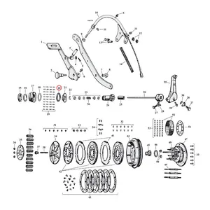 MCS Thrust bearing, transmission main drive gear