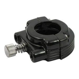 MCS Throttle clamp set, dual cable. Black