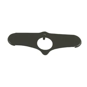 Samwel Lockplate, negative offset Springer fork stem nut. Black