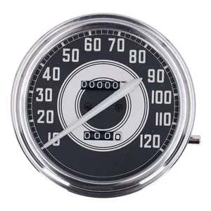 MCS FL speedometer, ''41-45 face'', silver/black. 2:1 mph