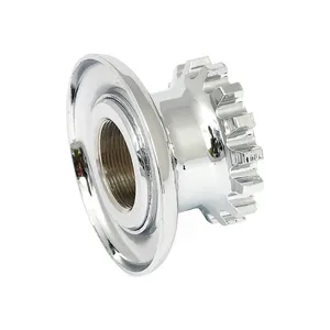 MCS Stem crown nut, Springer forks. Chrome