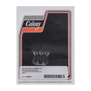 Colony Colony bolt set, transmission side cover. Black