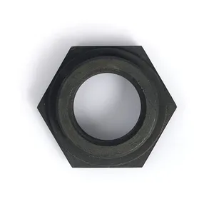 Samwel Springer fork stem nut. Black