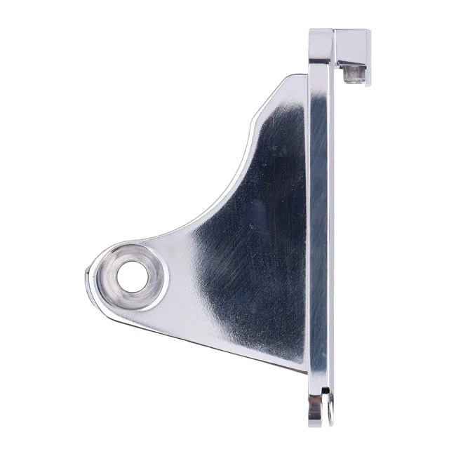 CPV ''slide-in'' license plate bracket. Side mount, polished