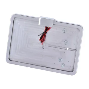 CPV CPV, ''slide-in'' license plate bracket. Side mount, polished