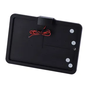 CPV CPV, ''slide-in'' license plate bracket. Side mount, black
