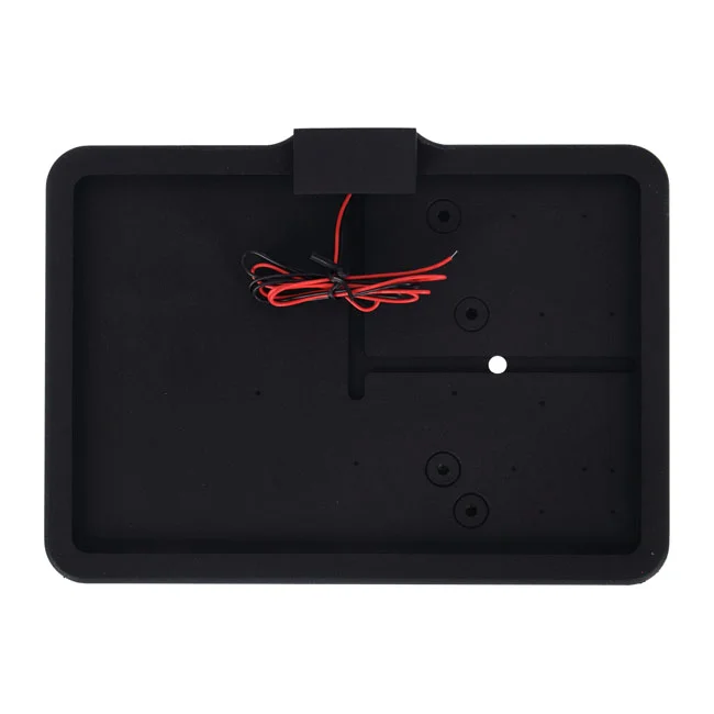 CPV ''slide-in'' license plate bracket. Side mount, black
