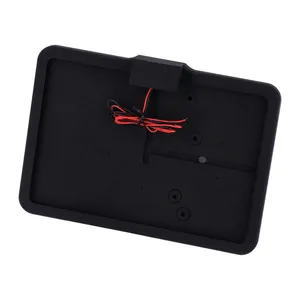CPV CPV, ''slide-in'' license plate bracket. Side mount, black