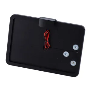 CPV CPV, ''slide-in'' license plate bracket. Side mount, black