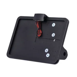 CPV CPV, ''slide-in'' license plate bracket. Side mount, black