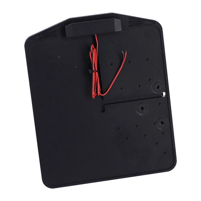 CPV Side mount license plate bracket. Black powder coated