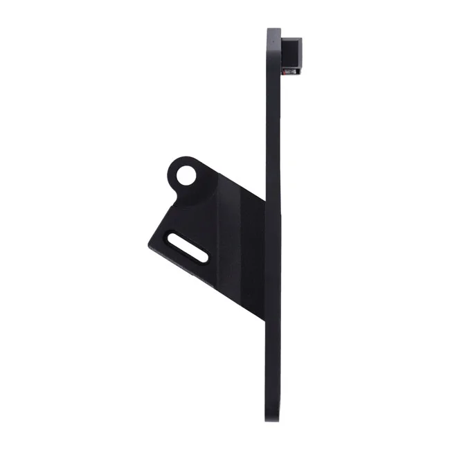CPV Side mount license plate bracket. Black powder coated