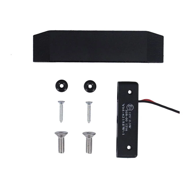 CPV Micro-LED license plate light & housing. Black