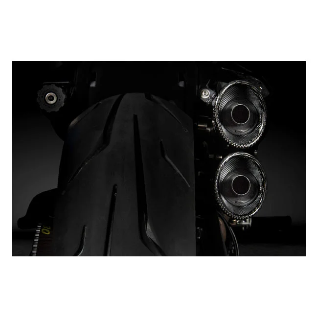 Zard Sportster S GT exhaust system. Matte black