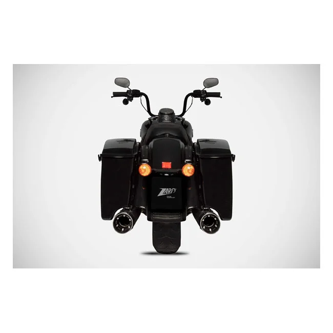 Zard Inox Touring slip-on mufflers. Matte black